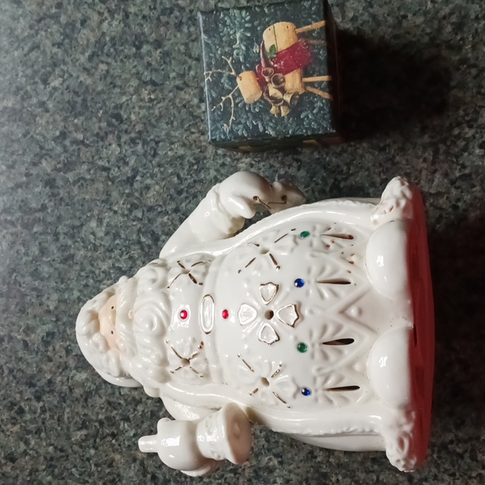 Home Christmas Santa and Tea Lites